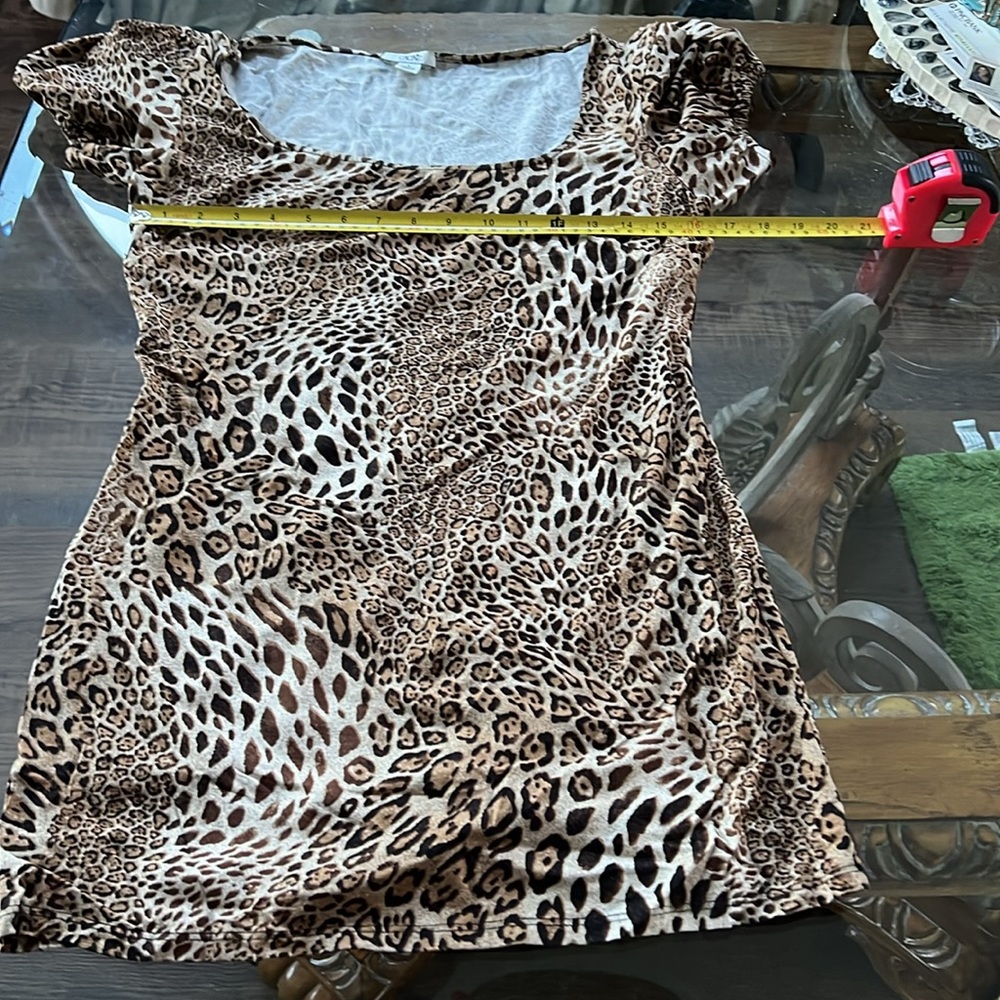 Cache Leopard dress L - Picture 2 of 10